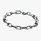 Pulsera de hombre de eslabones de acero inoxidable en negro y dorado