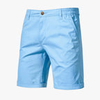 Shorts i stretchbomull med resårlinning för herr