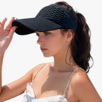 Sombrero de verano de ala ancha con ajuste elástico y transpirable