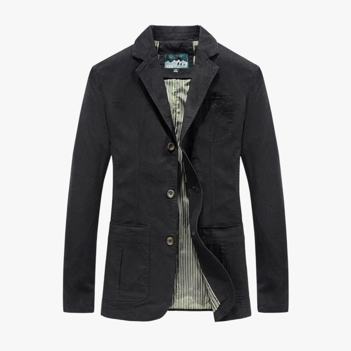 Men's Cotton Bomber Jacket for Spring and Autumn Layering