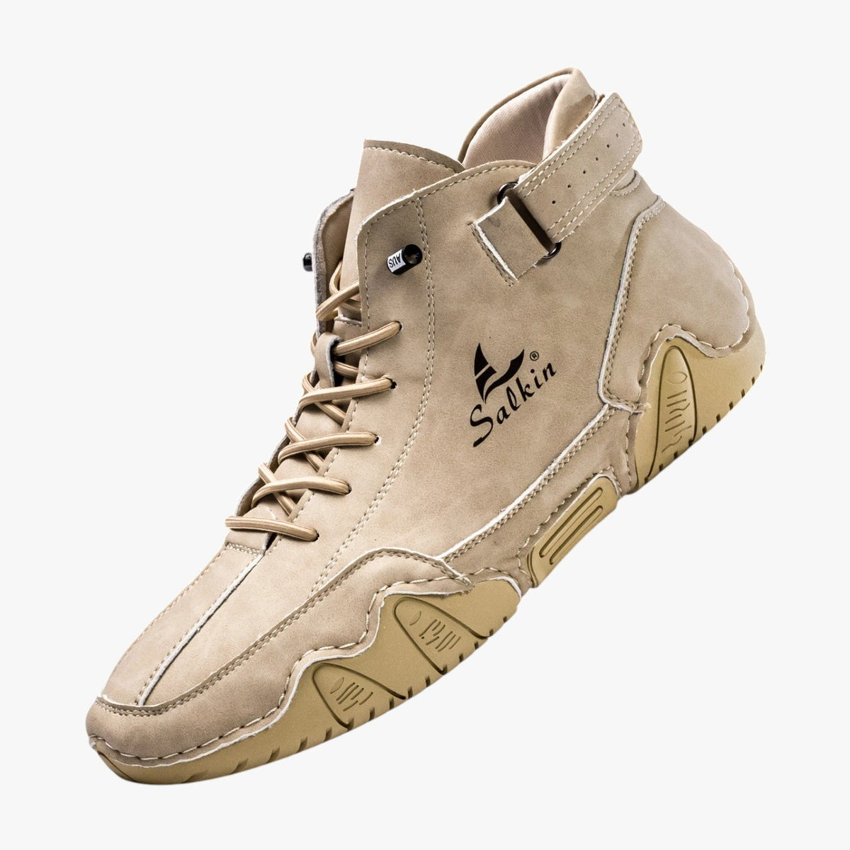 Zapatos artesanales de hombre en piel sintética transpirable con plantilla acolchada