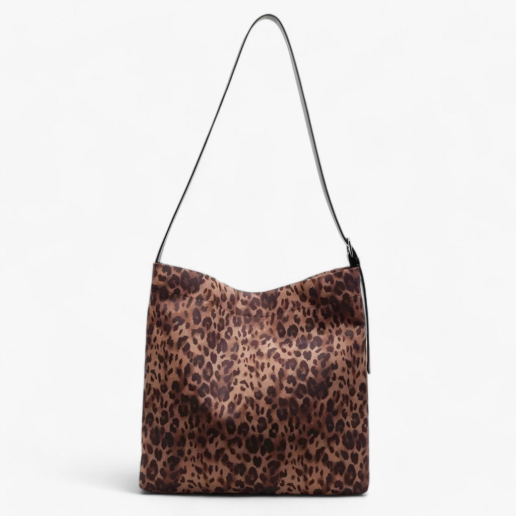 Bolso de hombro y bandolera con efecto ante