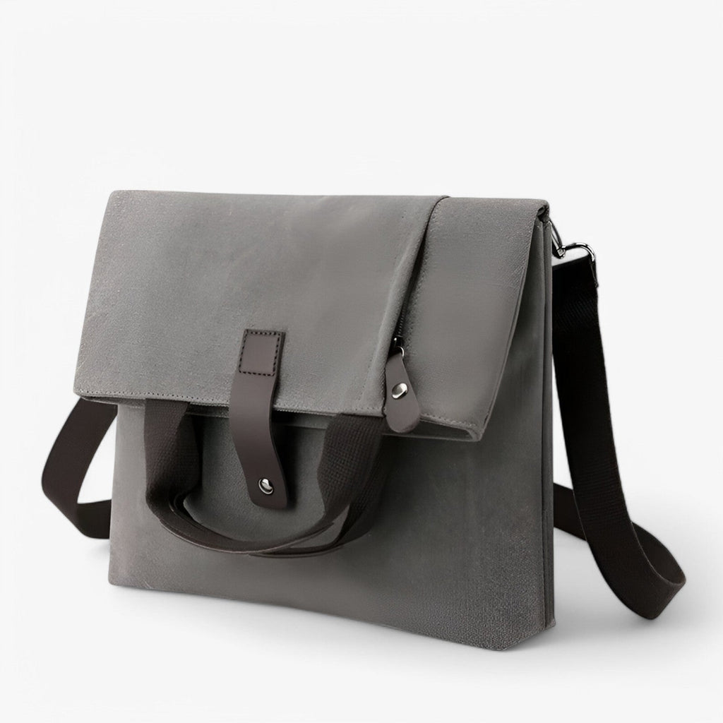 Bolso de hombro de lona con correa ajustable para el trabajo y los viajes