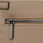 Structured Handbag with Soft Handles