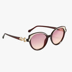 Cat-Eye Sunglasses with a Vintage-Inspired Frame Shape