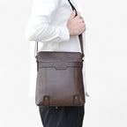 Bolso de hombro de piel sintética PU con varios bolsillos interiores