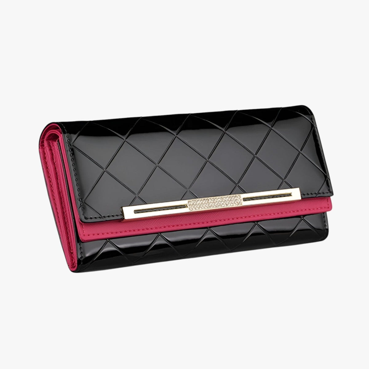 Cartera de piel sintética con protección RFID y bolsillo para el móvil