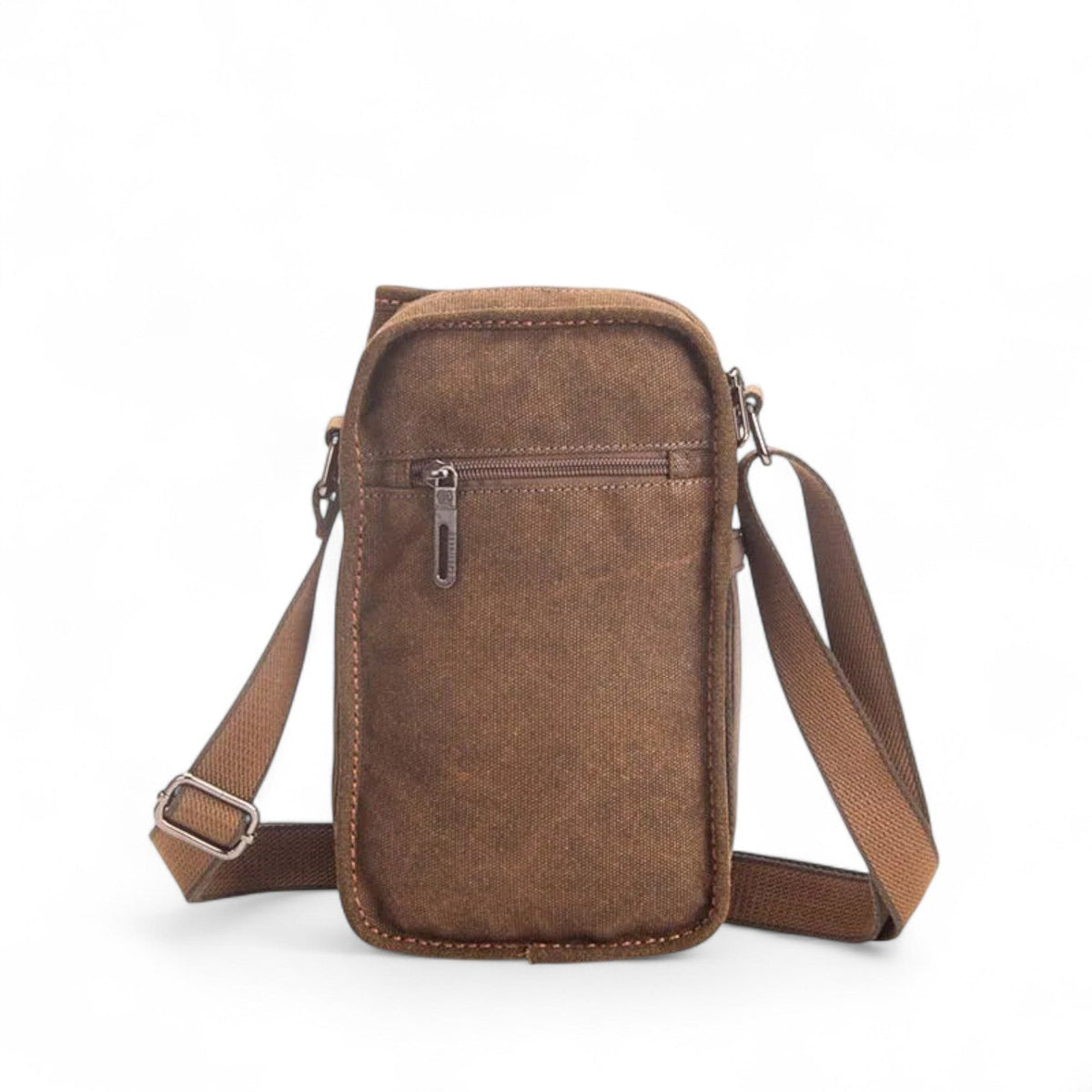 Woven Crossbody Bag with Faux Leather Details