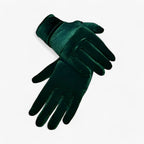 Guantes de invierno de terciopelo suave con dedos completos