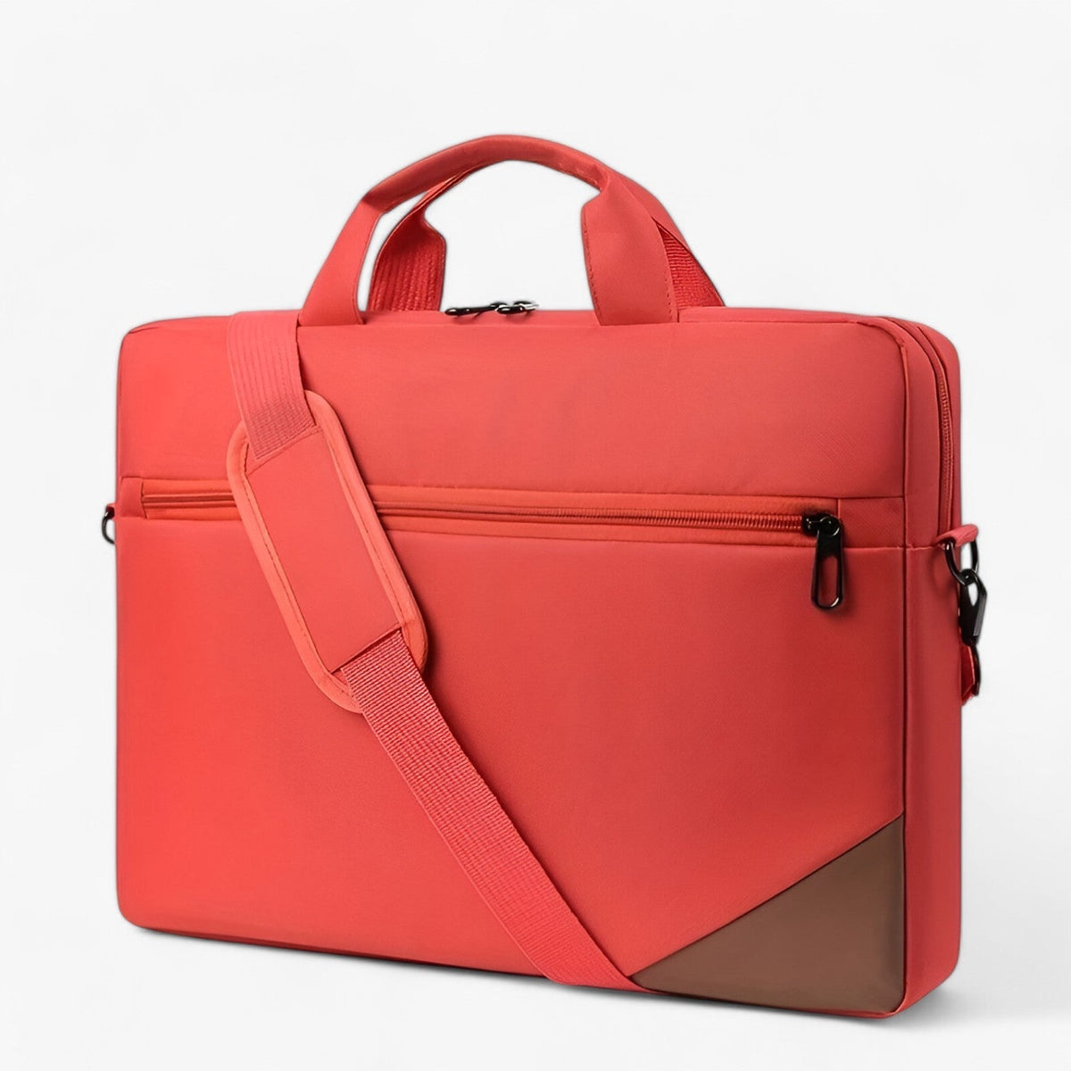 Flexibel laptopväska med justerbar crossbodyrem