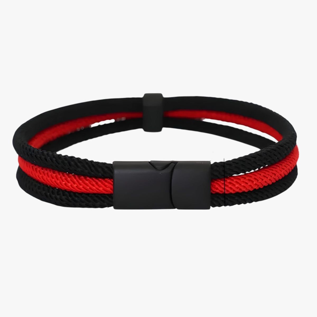 Men's Nautical Rope Bracelet with Knot and Detachable Clasp