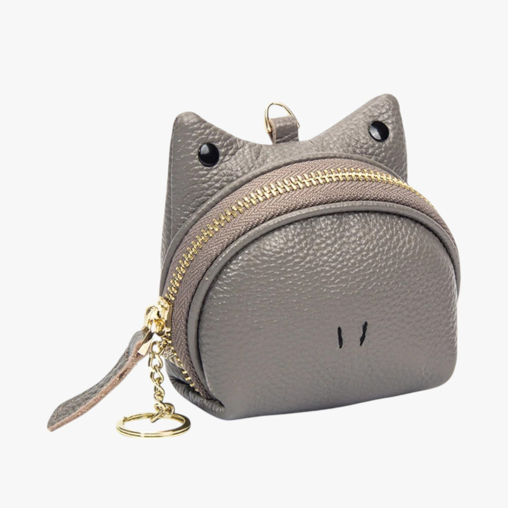 Faux Leather Wallet with Zip Coin Pocket and Card Slots