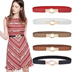 Thin Elastic Waist Belt for Dresses and Plus Sizes