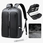 Mochila resistente al agua para portátil con bolsillos antirrobo