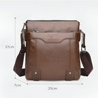 Bolso de hombro de piel sintética PU con varios bolsillos interiores