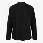 Chaqueta plisada con silueta estructurada para el entretiempo