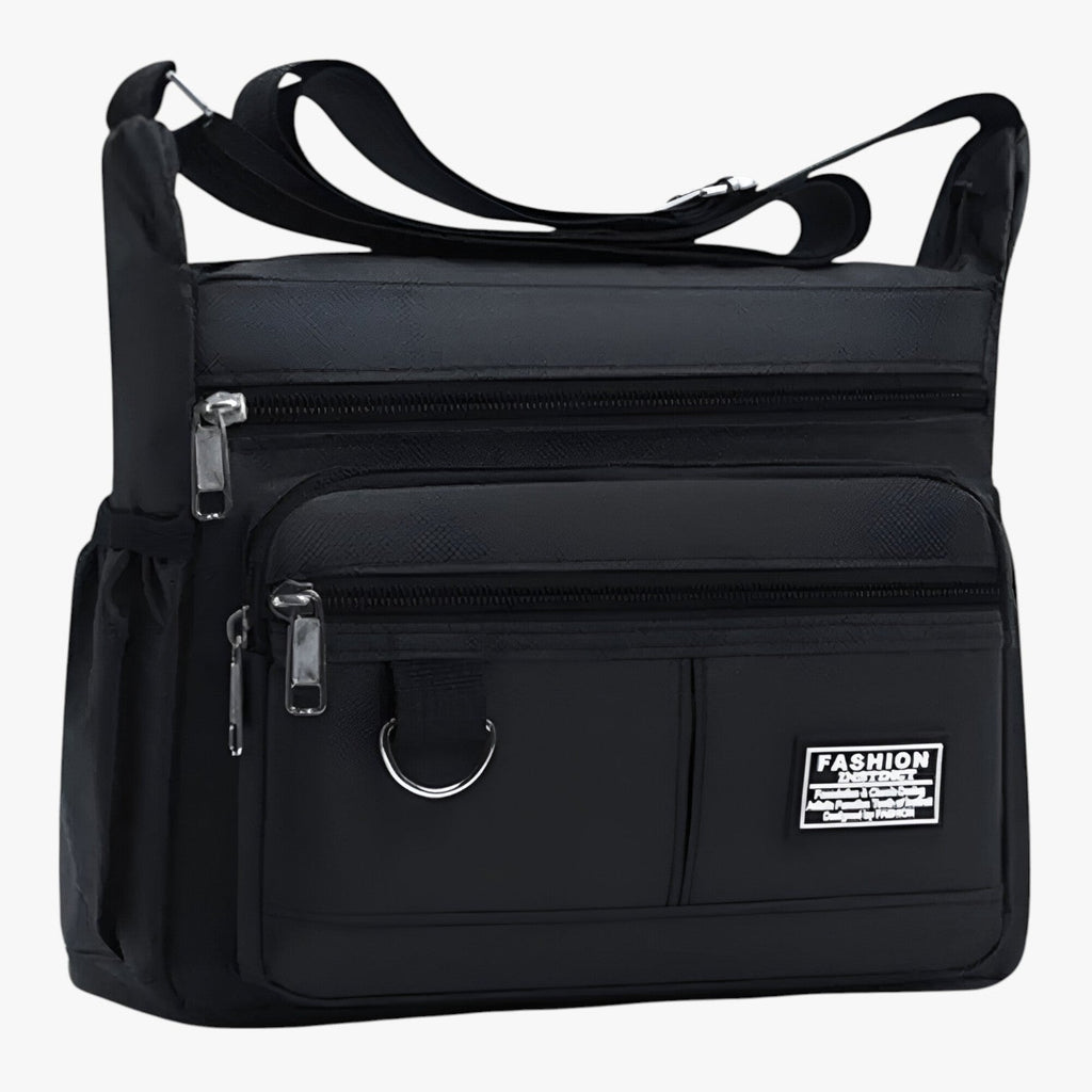 Structured Shoulder Work Bag with Laptop Compartment for Men
