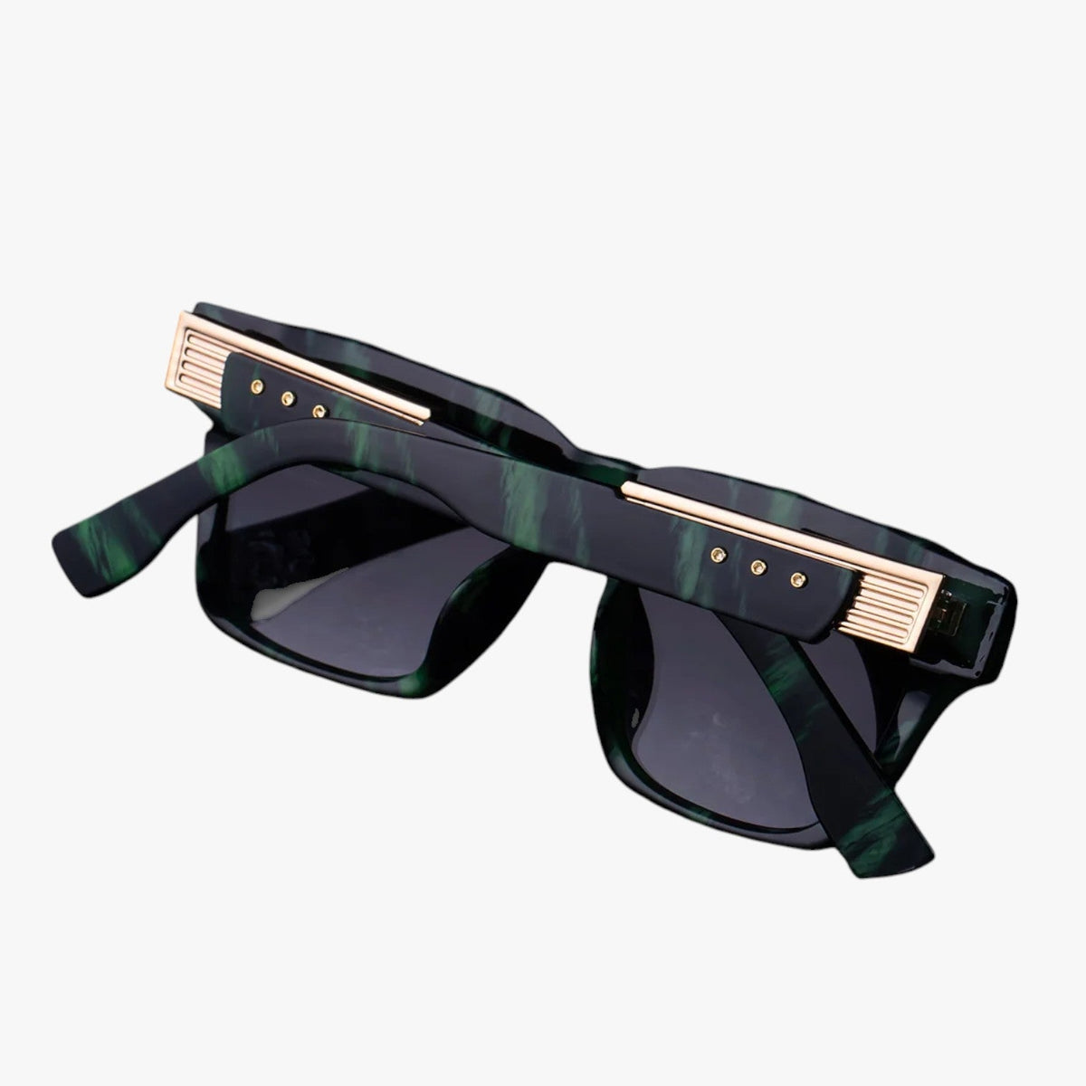 Retro sunglasses with a distinctive '70s silhouette