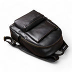 Vintage-Style Backpack with 15-Inch Laptop Sleeve