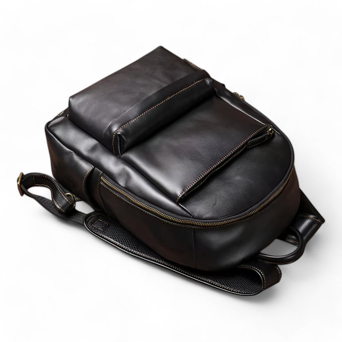 Vintage-Style Backpack with 15-Inch Laptop Sleeve