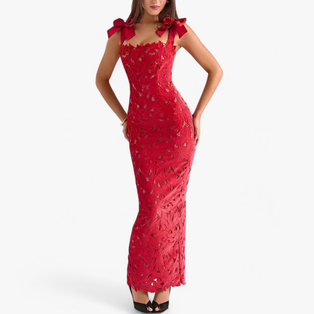Sleeveless Sheath Dress with a Boat Neckline for Spring