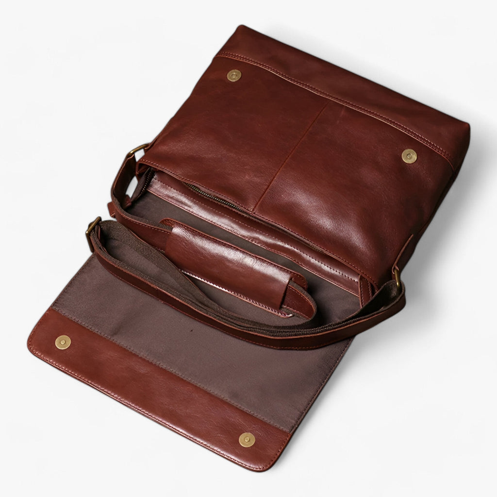 Bolso de hombro estructurado para documentos A4 y uso diario