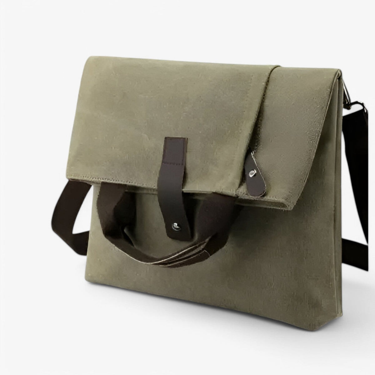 Bolso de hombro de lona con correa ajustable para el trabajo y los viajes