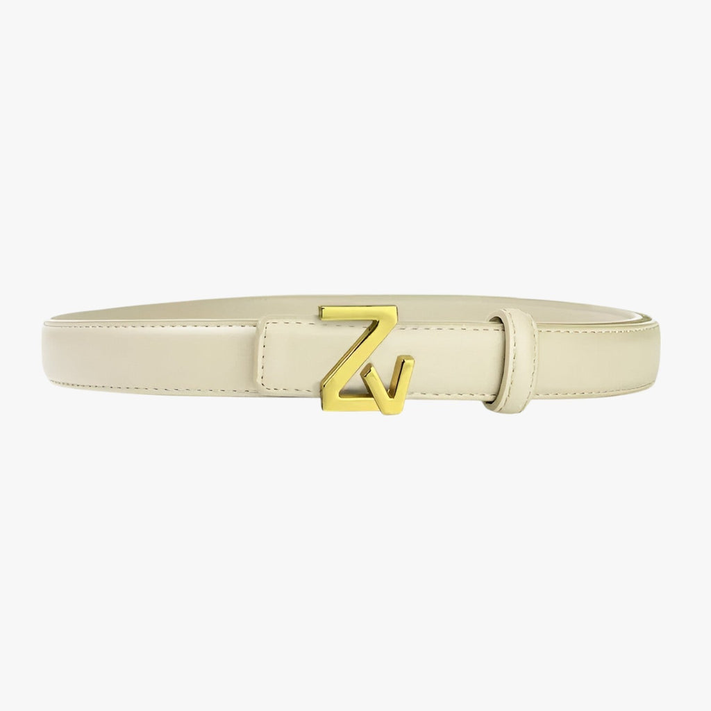 Adjustable Waist Belt with Refined Statement Buckle