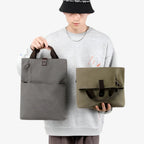 Bolso de hombro de lona con correa ajustable para el trabajo y los viajes