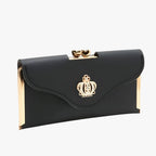 Faux Leather Wallet with Multiple Card and Coin Slots