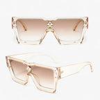 Square Frame Unisex Sunglasses with Lightweight Ergonomic Build