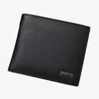 Cartera retro de piel sintética con compartimentos para tarjetas y monedas