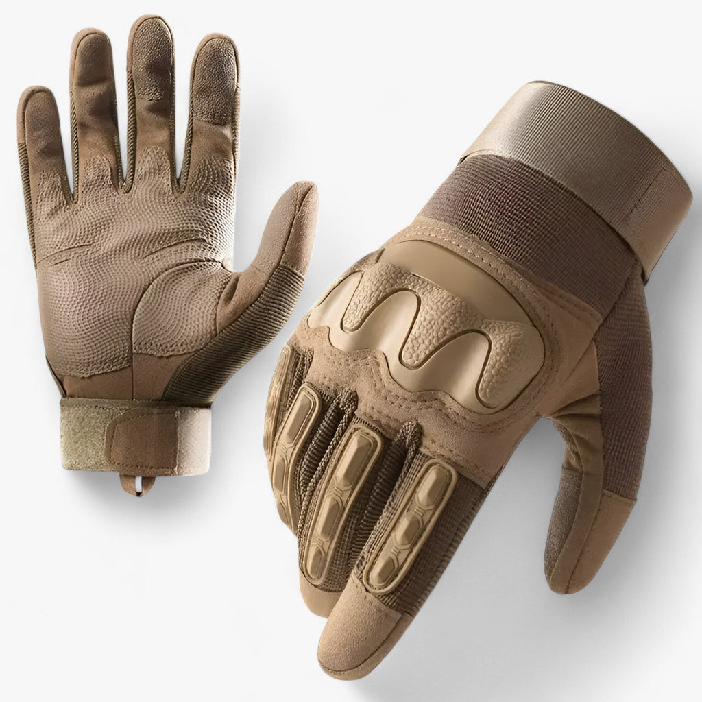 Tactical work gloves with touchscreen compatibility