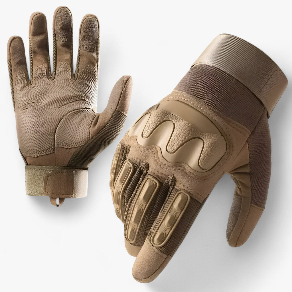Tactical work gloves with touchscreen compatibility