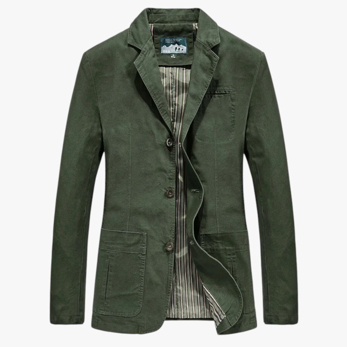 Men's Cotton Bomber Jacket for Spring and Autumn Layering