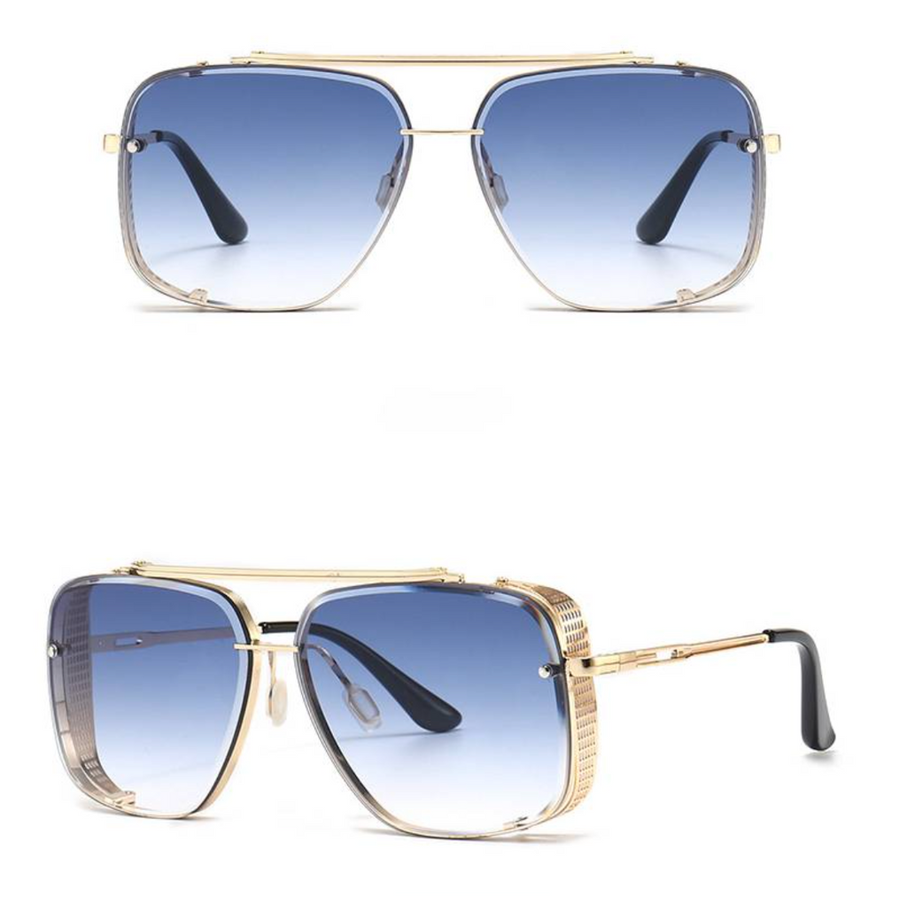 Italian-designed metal-frame sunglasses in a unisex fit