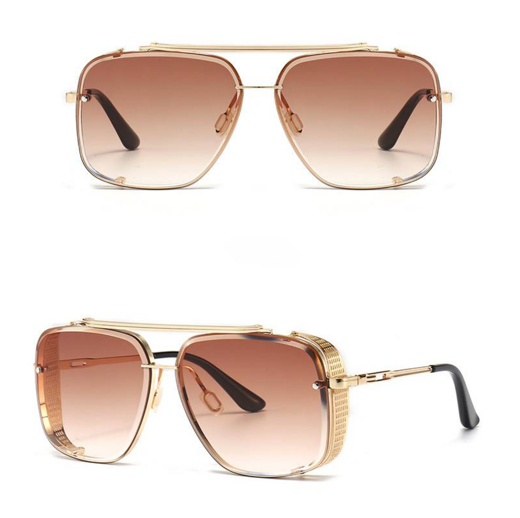 Italian-designed metal-frame sunglasses in a unisex fit