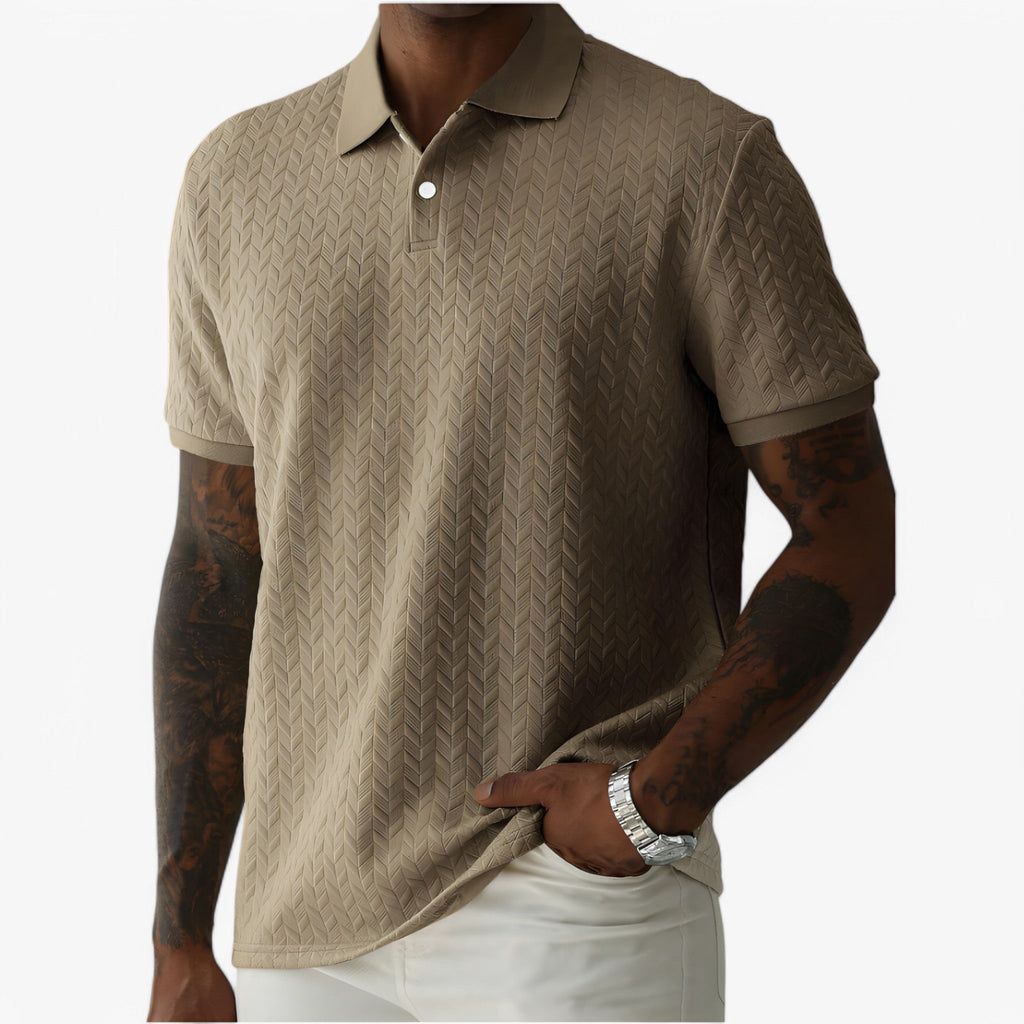 Breathable Polo Shirt with Tailored Comfort Fit
