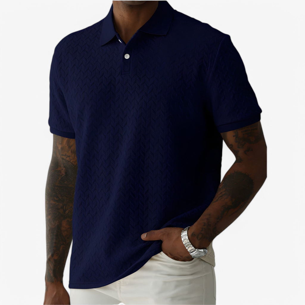 Breathable Polo Shirt with Tailored Comfort Fit