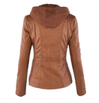 Hooded Jacket with Modern Urban Lines