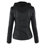 Hooded Jacket with Modern Urban Lines