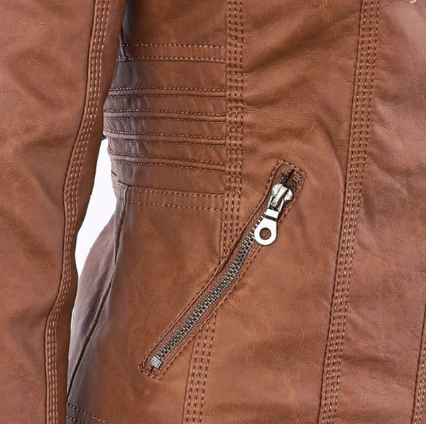Hooded Jacket with Modern Urban Lines