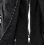 Hooded Jacket with Modern Urban Lines