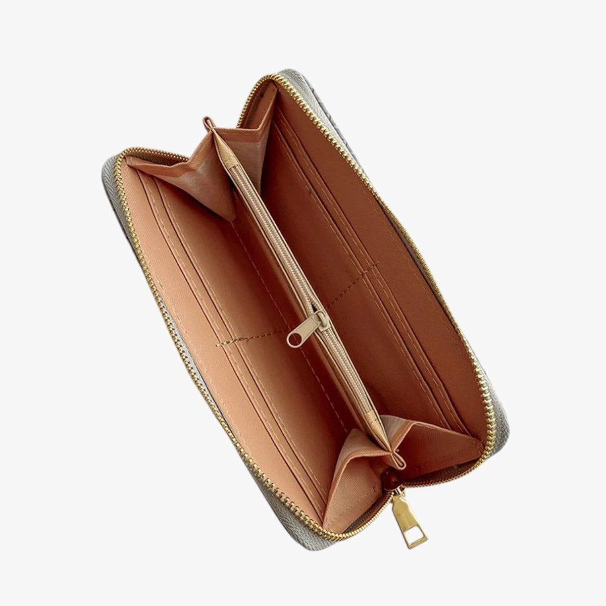 Cartera larga con bolsillo específico para el móvil y ranuras para tarjetas