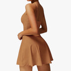 Quick-Drying Sports Dress with Hidden Side Pocket