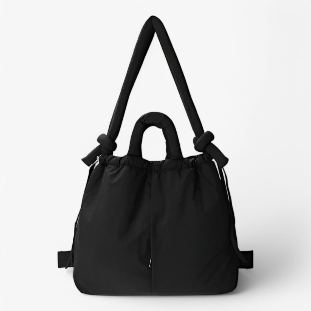 Puffer Handbag with Adjustable Shoulder Strap