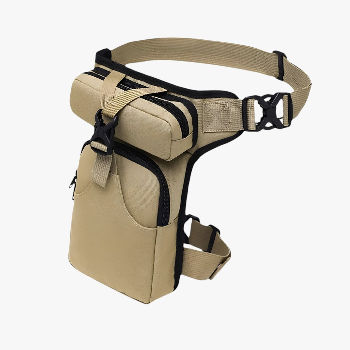 Adjustable Crossbody Waist Bag for Cycling and Motorcycles
