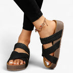 Sandalias ortopédicas con ajuste flexible y regulable