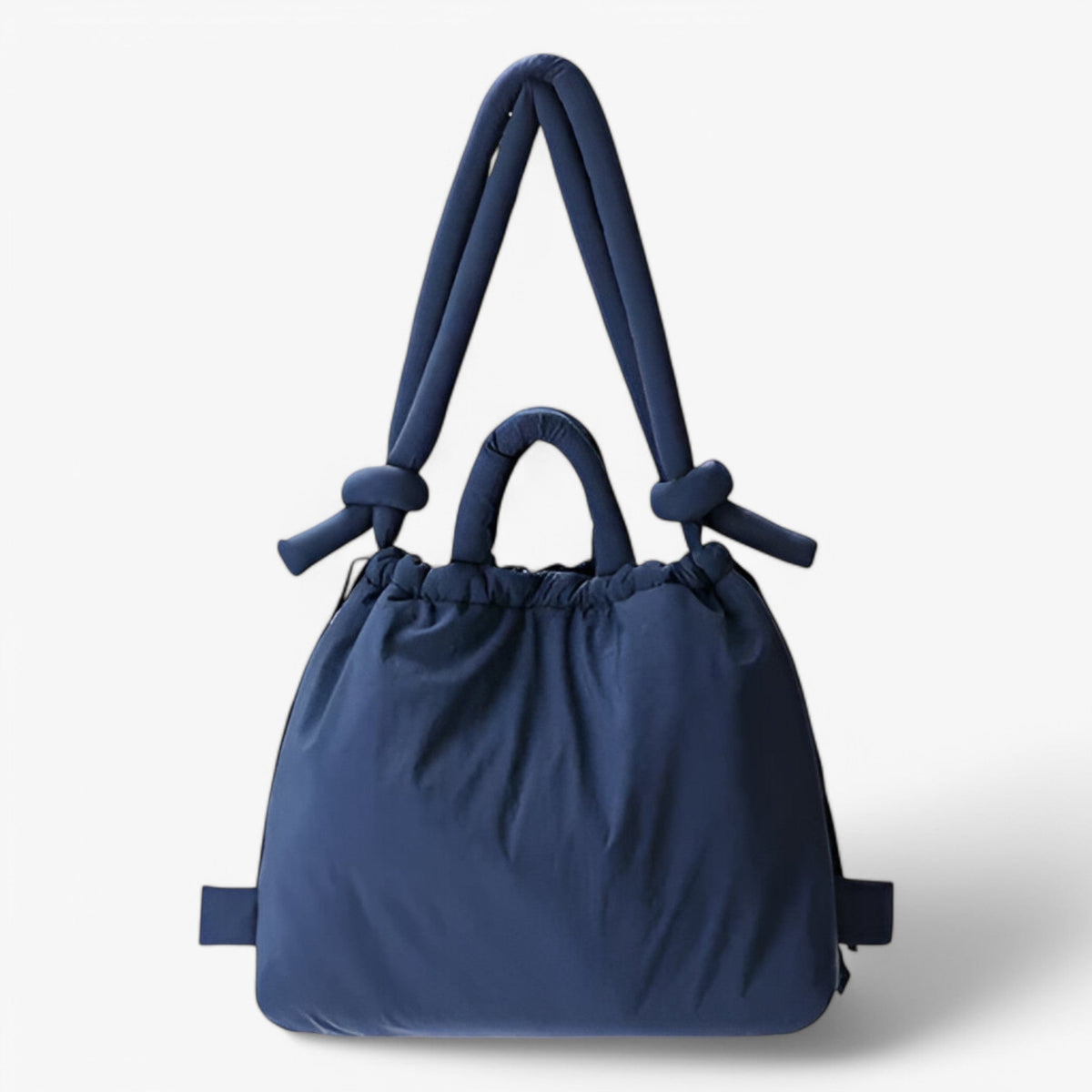 Bolso acolchado tipo puffer con correa de hombro ajustable