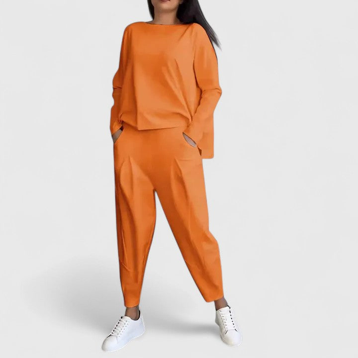 Comfortable Two Piece Set with Relaxed Cut